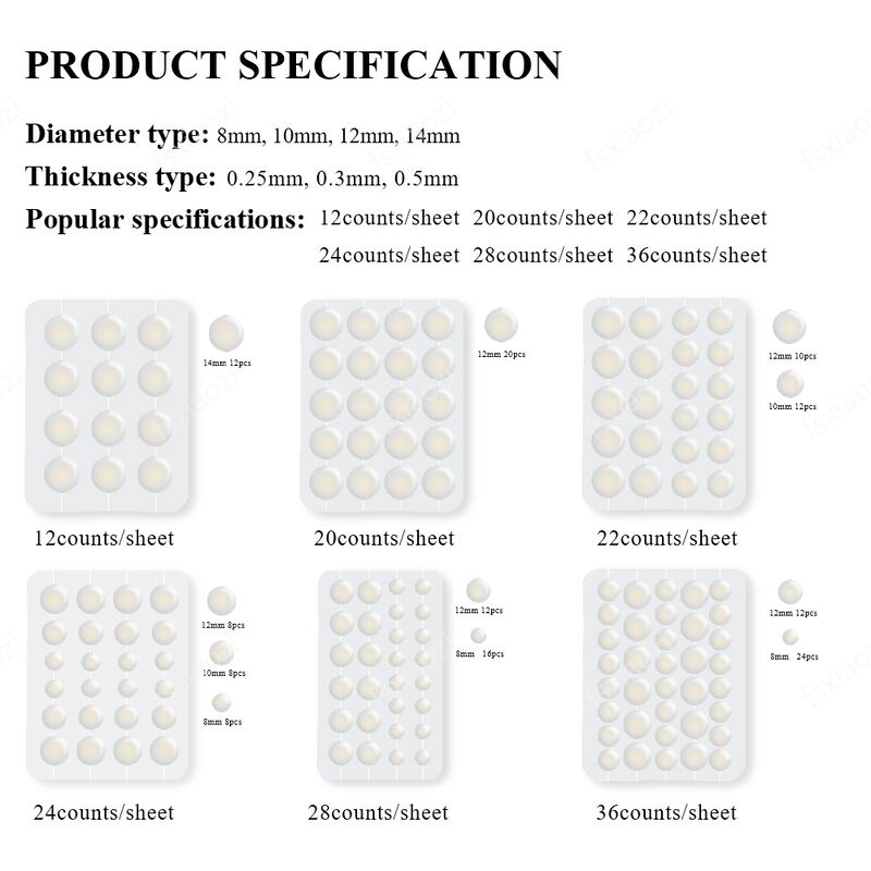Quality Pimple Patches Cloud Shaped Acne Patch 200 Patches Per Box factory