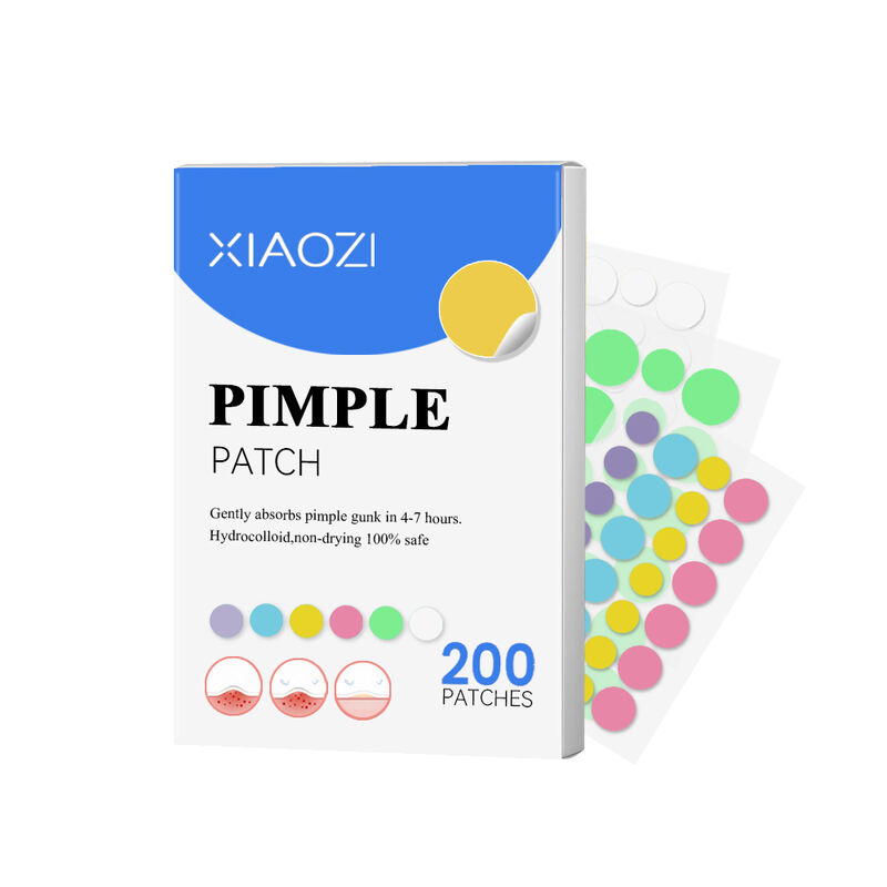 Quality Pimple Patches Flower/Cloud/Circle/Heart/Star Shaped Acne Patch 200 Patches Per Box factory