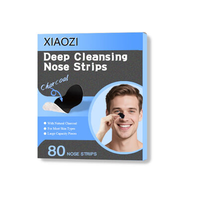 Quality Nose Pore Strips for Men with Adhesive Fabric and Activated Charcoal to Remove Blackheads and Unclog Pores - 80 Strips per Pack factory