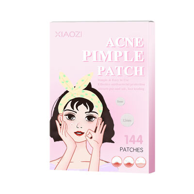 Quality Pimple Patches 8 mm and 12mm Cartoon Acne Patch Absorbs Pus and Oils 144 Patches Per Box factory