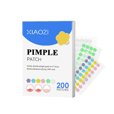 Quality Pimple Patches Flower/Cloud/Circle/Heart/Star Shaped Acne Patch 200 Patches Per Box factory